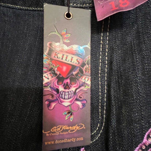 Ed Hardy Jeans 18 X 32.5 - Picture 5 of 8